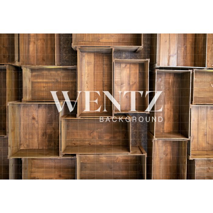 Photography Background in Fabric Wood Bins / Backdrop 1404