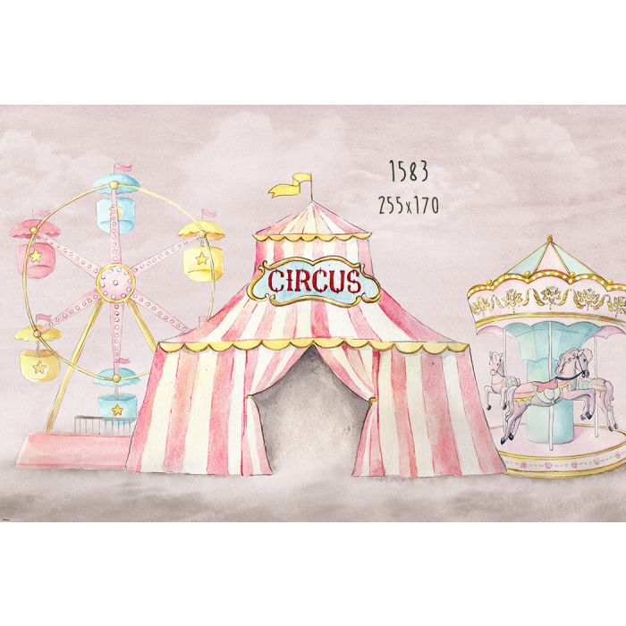 Photography Background in Fabric Circus / Backdrop 1583