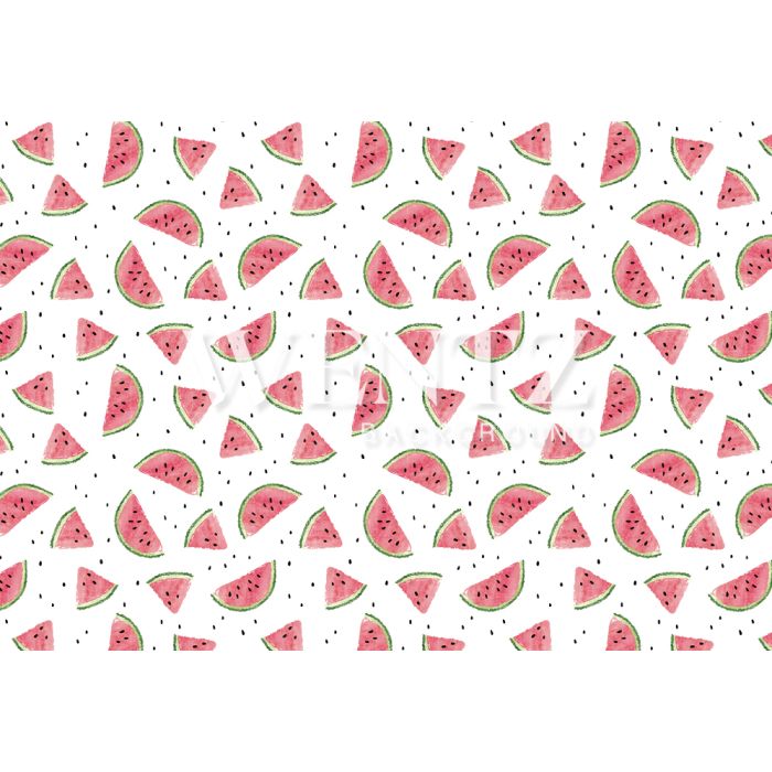 Photography Background in Fabric  Watermelon / Backdrop 1584