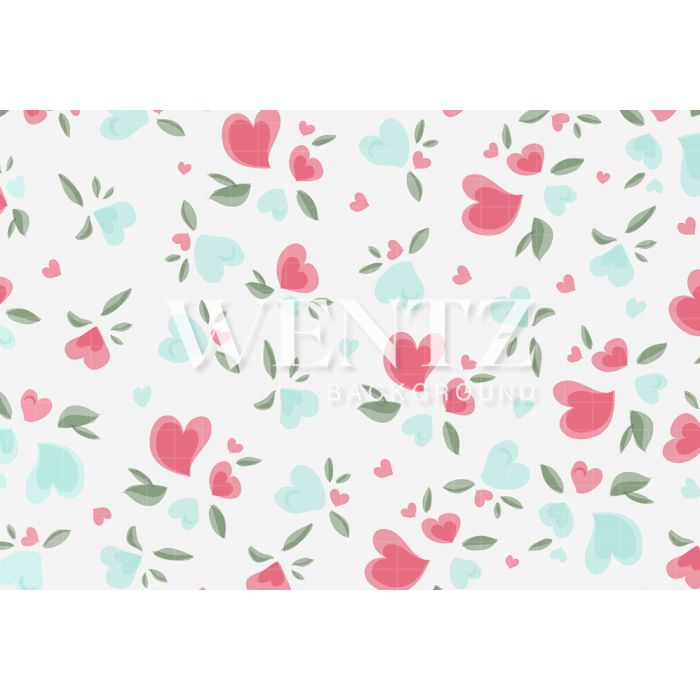 Photography Background in Fabric Heart / Backdrop 1706