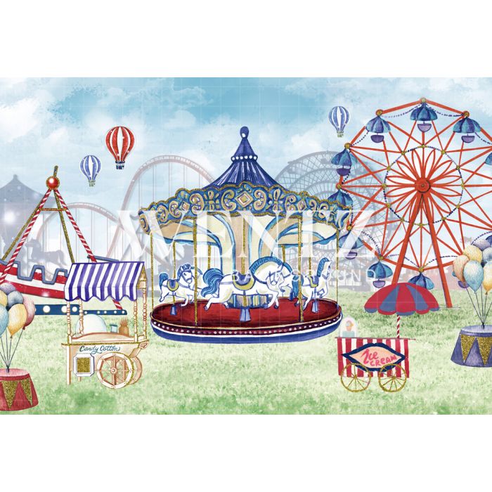 Photography Background in Fabric Carousel / Backdrop 1864