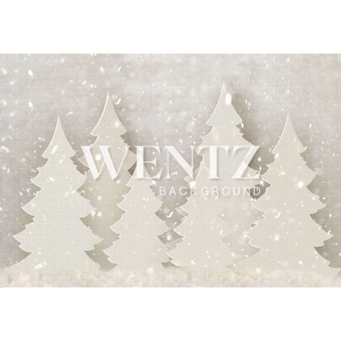 Photography Background in Fabric Christmas Pines  / Backdrop 1925