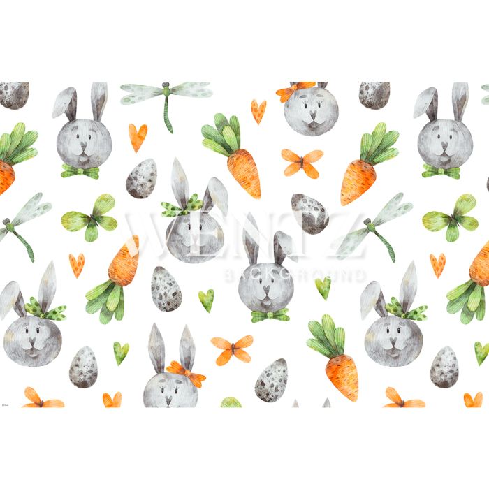 Photography Background in Fabric Easter Bunny Newborn / Backdrop 2016