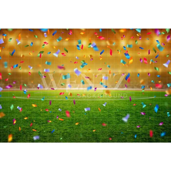 Photography Background in Fabric World Cup Soccer Stadium / Backdrop 2534