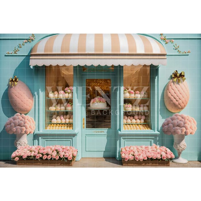 Photography Background in Fabric Easter Candy Store / Backdrop 2623