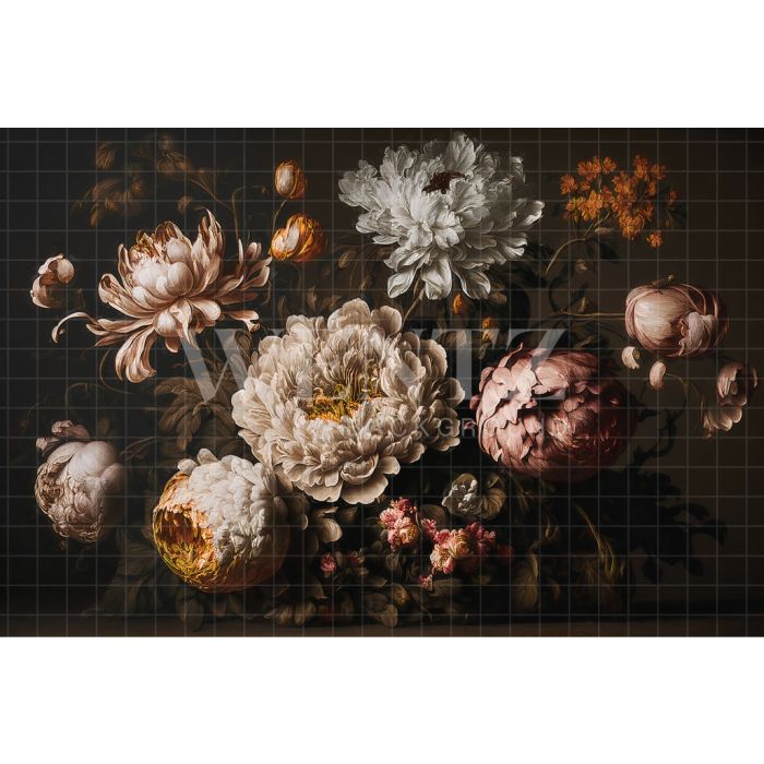 Photography Background in Fabric Floral Fine Art / Backdrop 2722