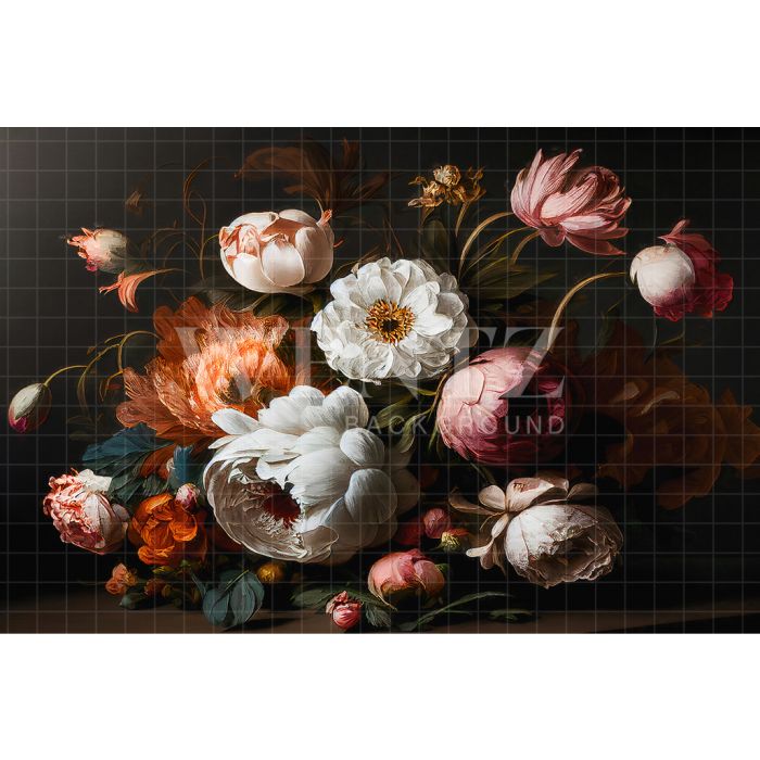 Photography Background in Fabric Floral Fine Art / Backdrop 2723