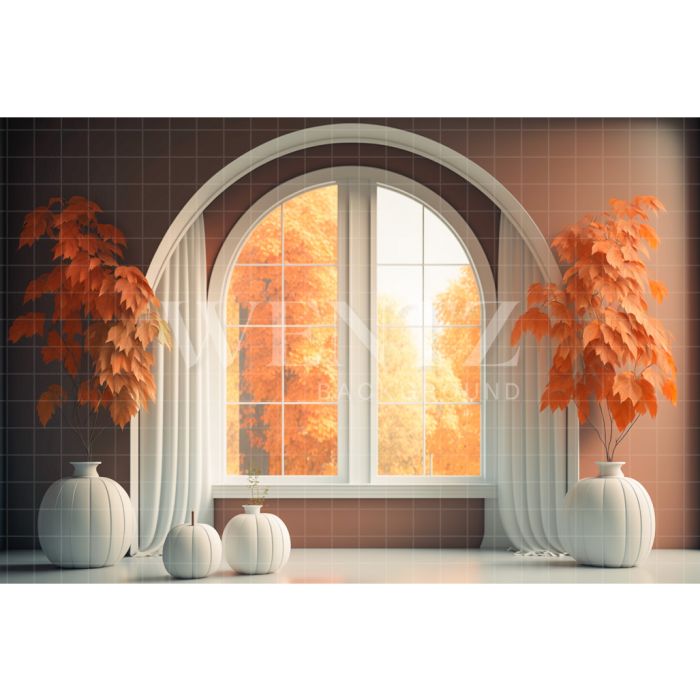 Photography Background in Fabric Fall Room / Backdrop 2934