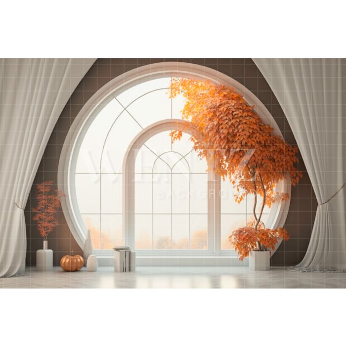 Photography Background in Fabric Fall Room / Backdrop 2936