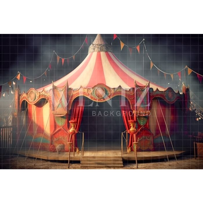 Photography Background in Fabric Circus Tent / Backdrop 3046