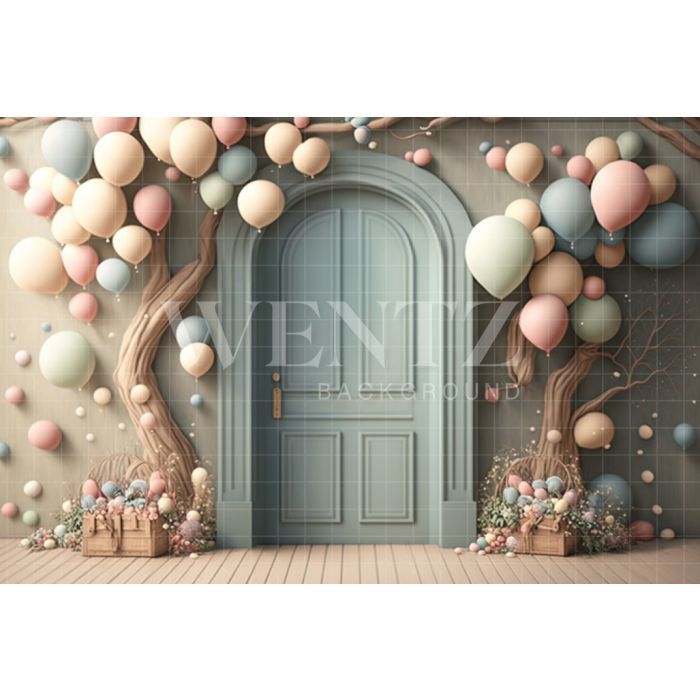 Photography Background in Fabric Cake Smash Candy Color Door / Backdrop 3112