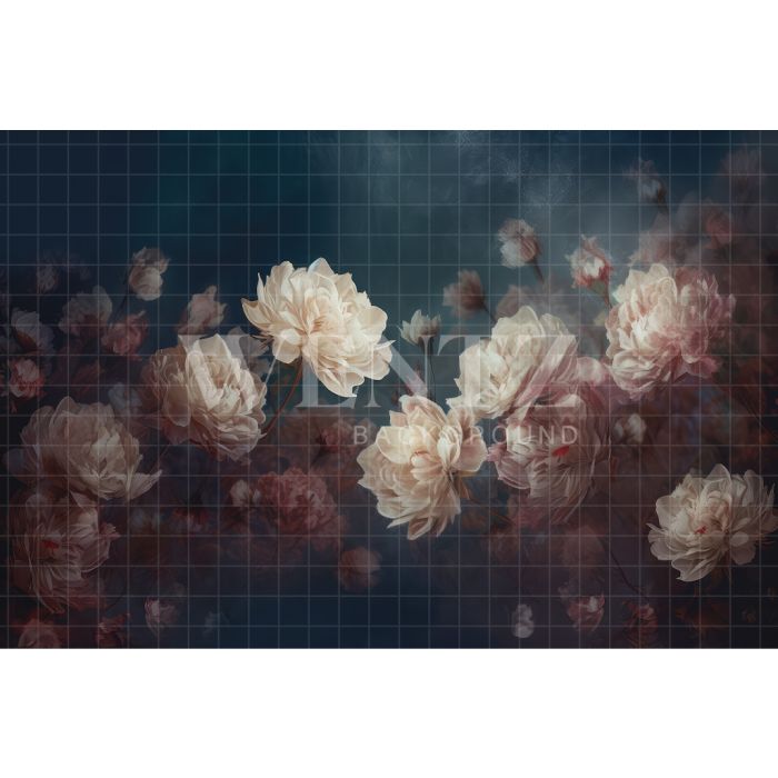 Photography Background in Fabric Floral Fine Art / Backdrop 3127