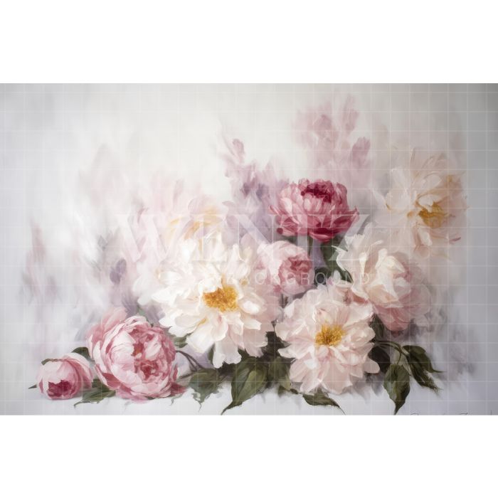 Photography Background in Fabric Floral Fine Art / Backdrop 3135
