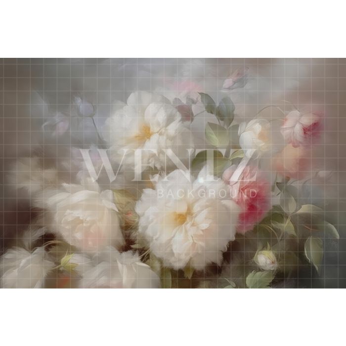 Photography Background in Fabric Floral Fine Art / Backdrop 3142