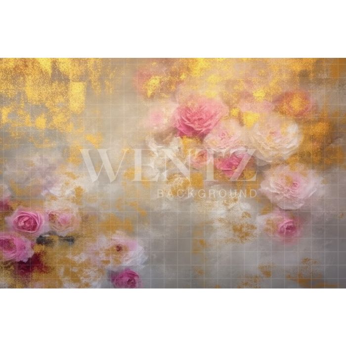 Photography Background in Fabric Floral Fine Art / Backdrop 3145