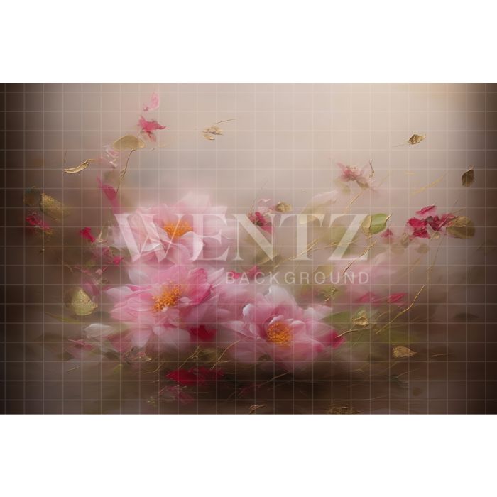 Photography Background in Fabric Floral Fine Art / Backdrop 3146
