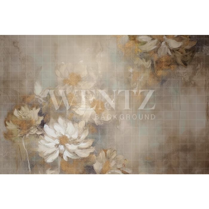 Photography Background in Fabric Floral Fine Art / Backdrop 3149
