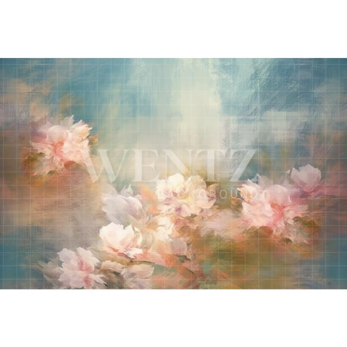 Photography Background in Fabric Floral Fine Art / Backdrop 3152
