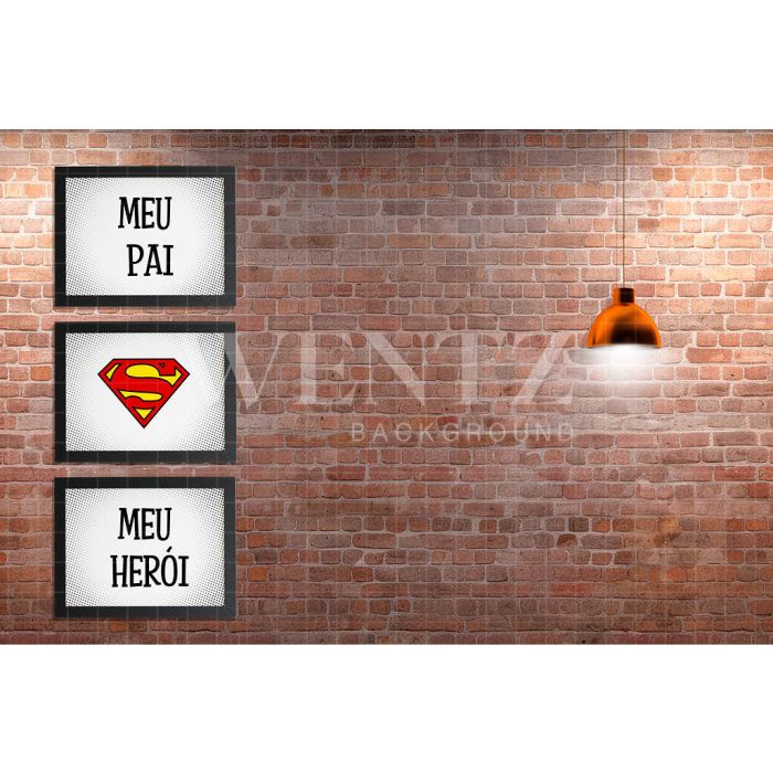 Photography Background in Fabric Hero Dad / Backdrop 3235