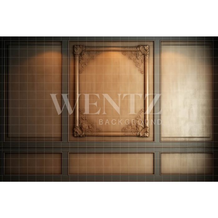 Photography Background in Fabric Beige Boiserie / Backdrop 3251