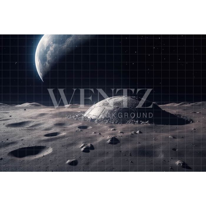 Photography Background in Fabric Moon Surface / Backdrop 3270