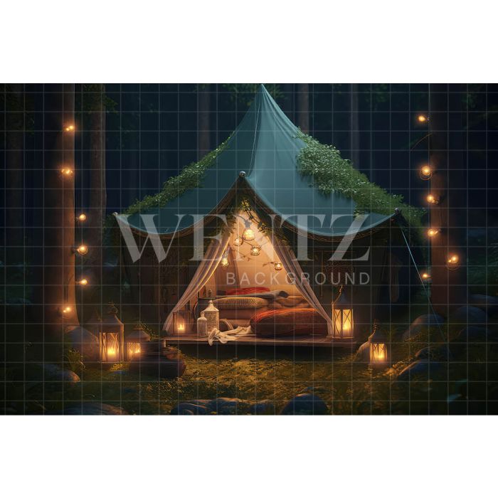 Photography Background in Fabric Camping / Backdrop 3273
