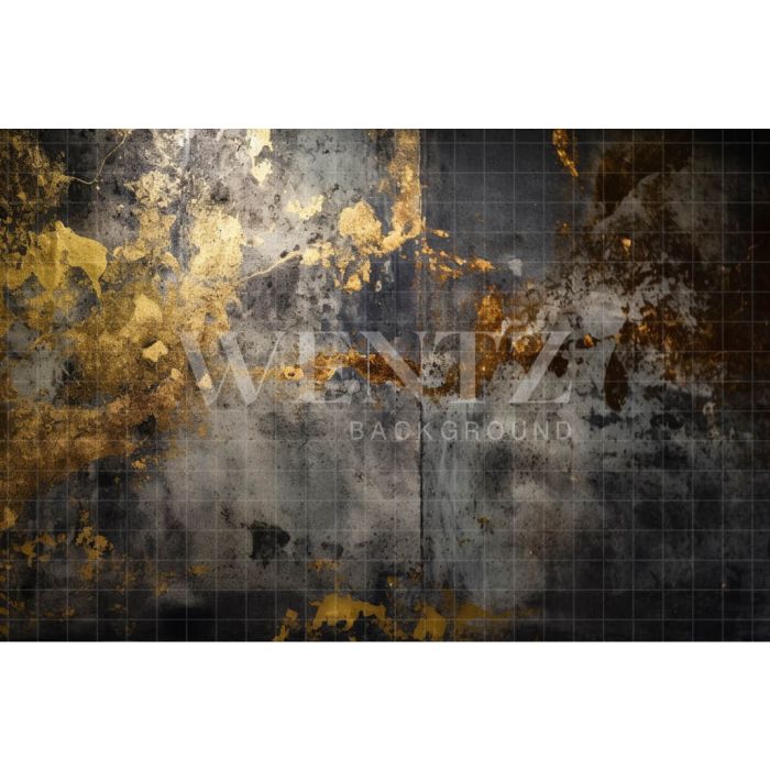 Photography Background in Fabric Grey and Golden Texture / Backdrop 3389