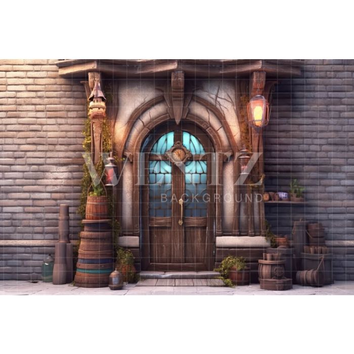 Photography Background in Fabric Wizard's House / Backdrop 3464