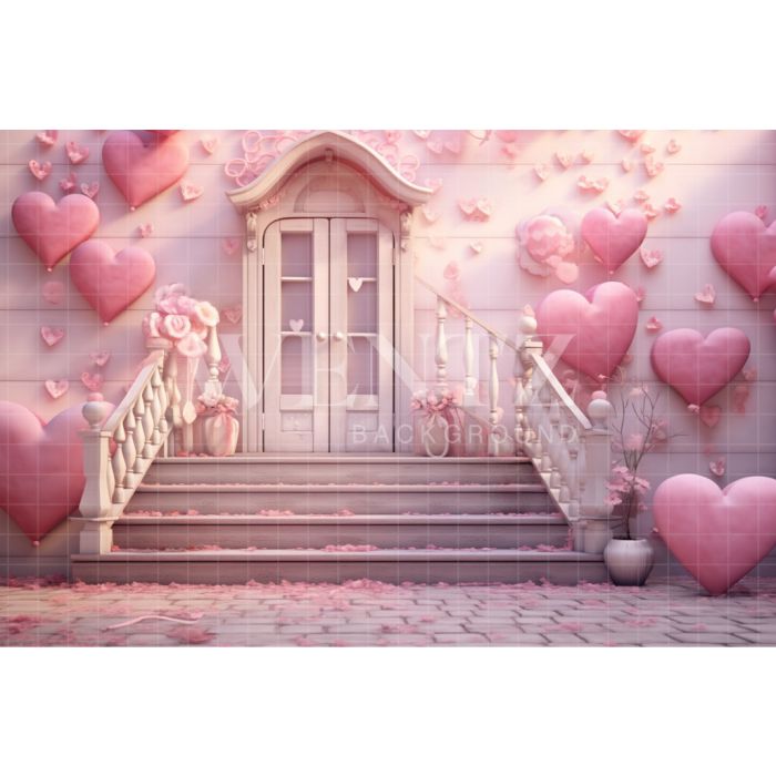 Photography Background in Fabric Romantic Entry / Backdrop 3651