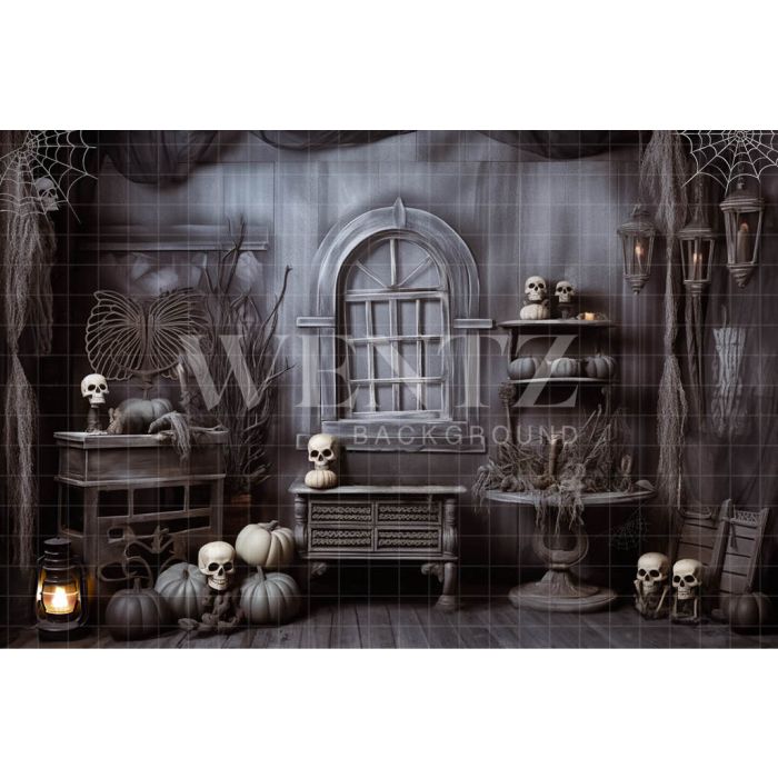 Photography Background in Fabric Witch's Basement / Backdrop 3716