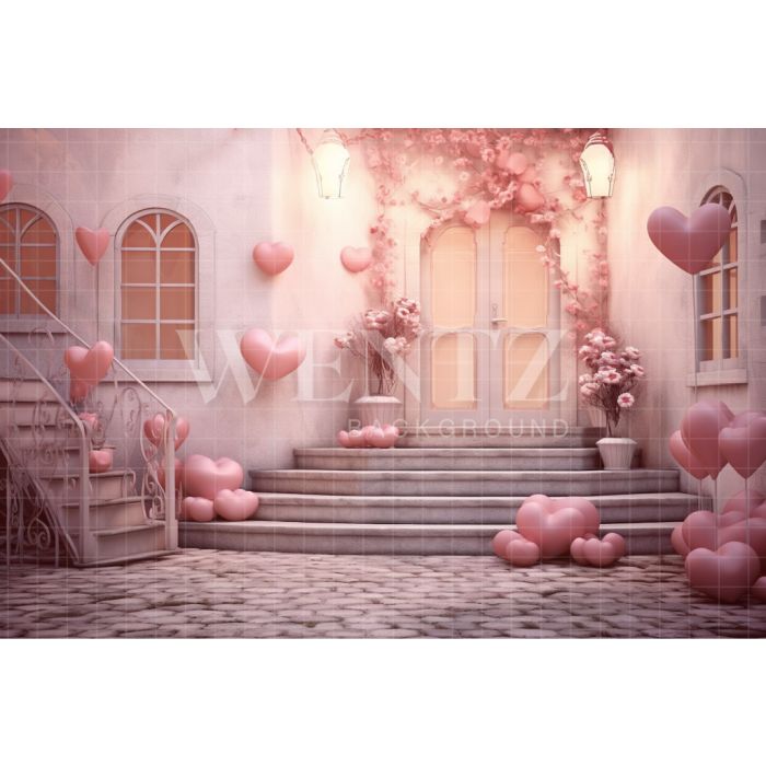 Photography Background in Fabric Romantic Entry / Backdrop 3732