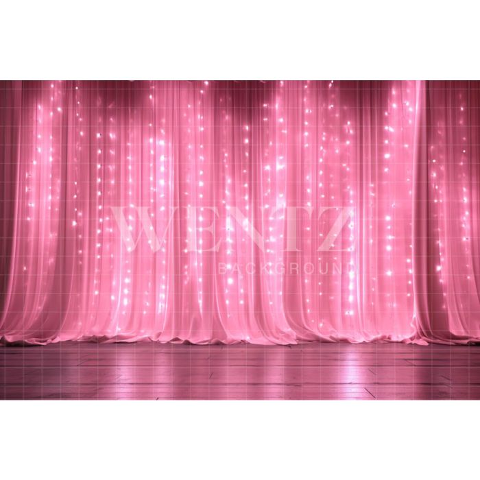 Photography Background in Fabric Pink Stage / Backdrop 3785