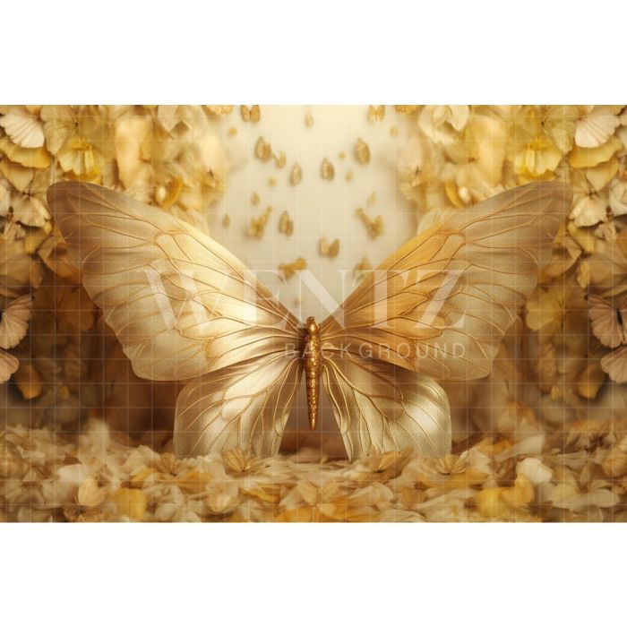 Photography Background in Fabric Golden Wings / Backdrop 3798