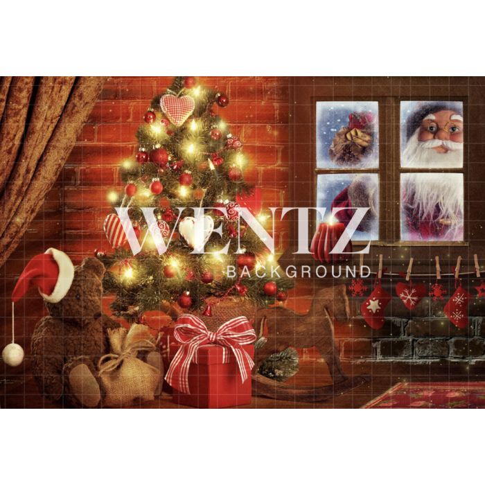 Photography Background in Fabric Christmas / Backdrop 4000