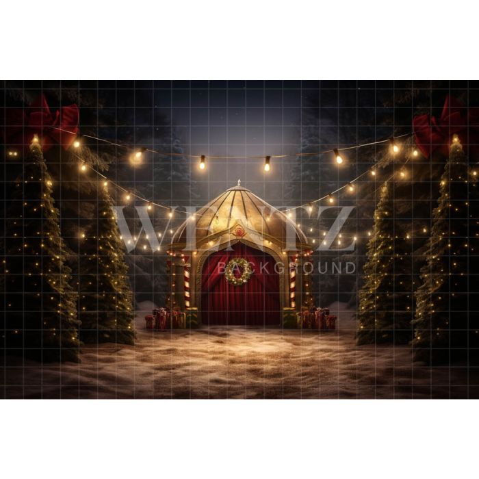 Photography Background in Fabric Christmas Set / Backdrop 4138