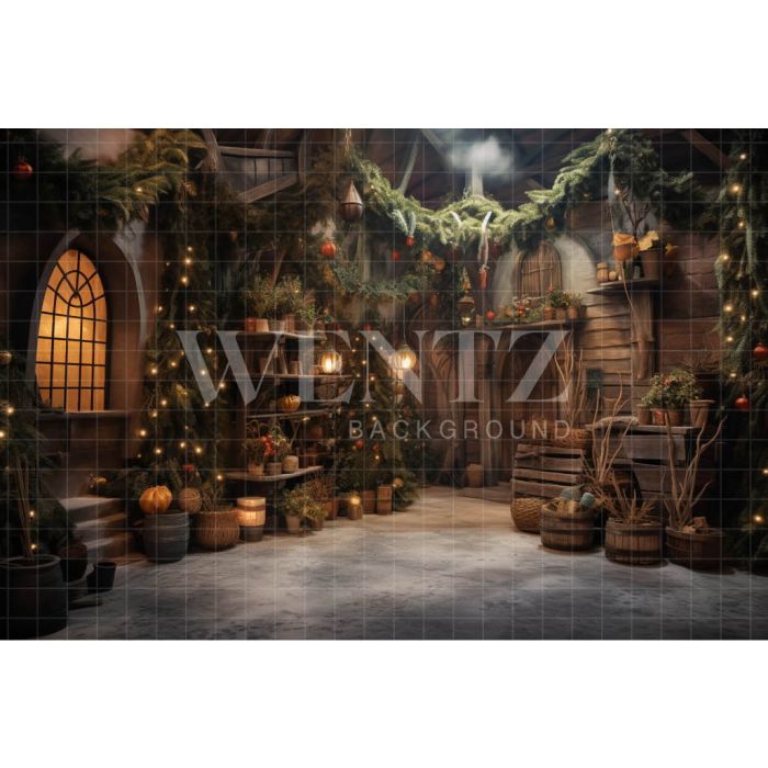 Photography Background in Fabric Christmas Set / Backdrop 4259 