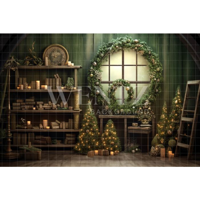 Photography Background in Fabric Christmas Set / Backdrop 4321