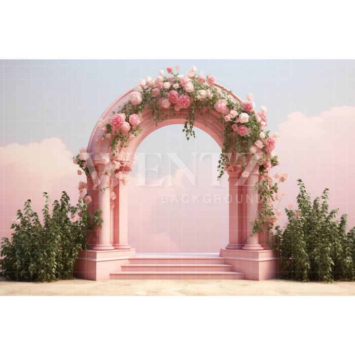 Photography Background in Fabric Floral Arch / Backdrop 4431