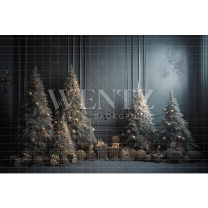 Photography Background in Fabric Christmas Set / Backdrop 4520