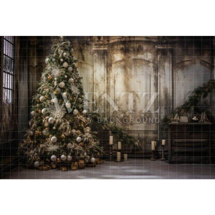 Photography Background in Fabric Christmas Set / Backdrop 4563