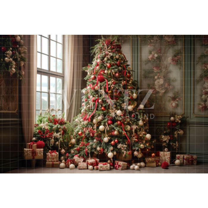 Photography Background in Fabric Christmas Set / Backdrop 4569