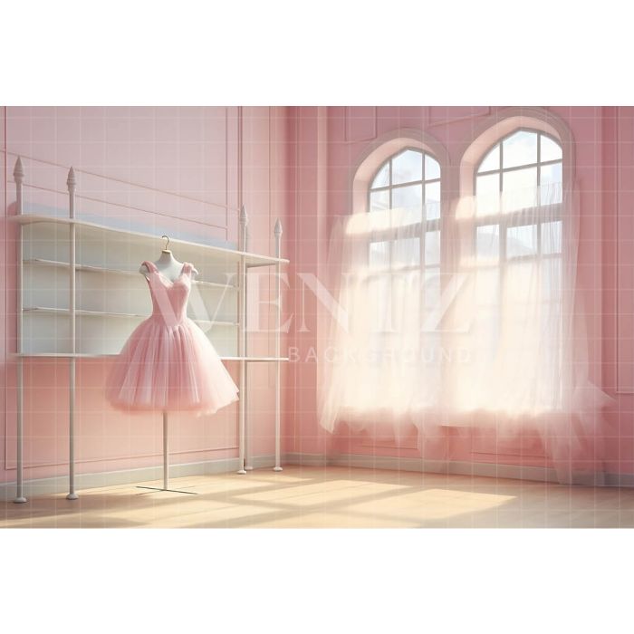 Photography Background in Fabric Ballet Studio / Backdrop 4796