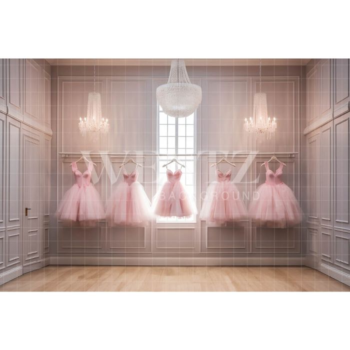 Photography Background in Fabric Ballet Studio / Backdrop 4798
