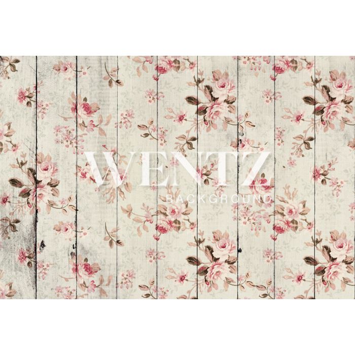Photography Background in Fabric Wood Floral / Backdrop 47