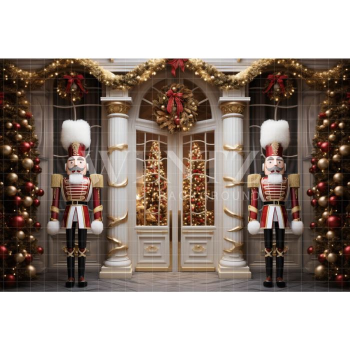 Photographic Background in Fabric Nutcracker / Backdrop 4809