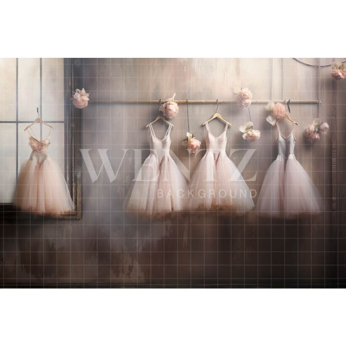Photography Background in Fabric Ballet Outfits / Backdrop 4892