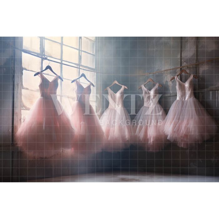 Photography Background in Fabric Ballet Studio / Backdrop 4894