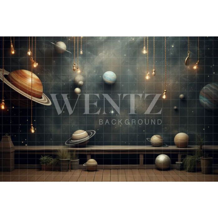 Photography Background in Fabric Planets / Backdrop 4908