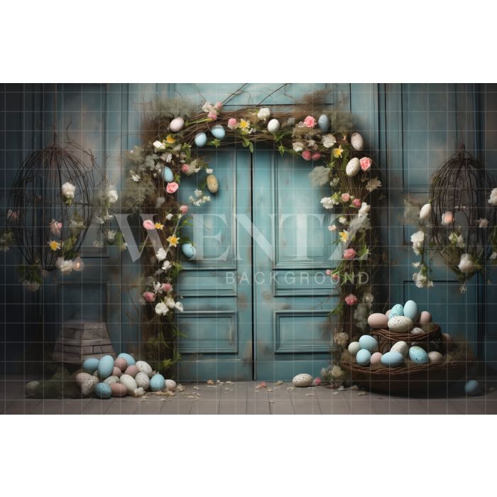 Photographic Background in Fabric Easter Scenery/ Backdrop 5217