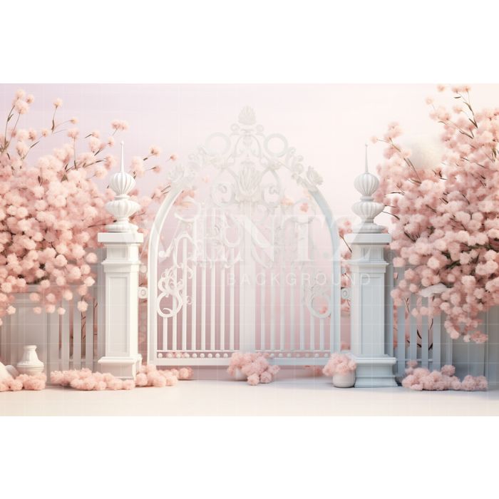 Photography Background in Fabric Easter Scenery / Backdrop 5219